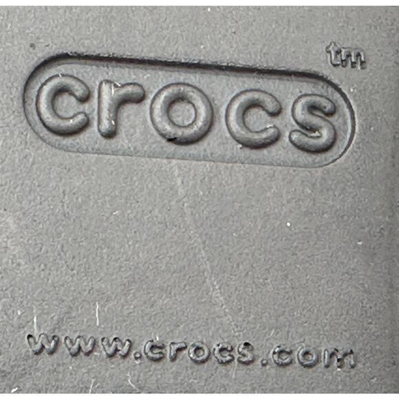 Crocs NWOT Leigh Wedge Heel Espresso Brown Suede Chelsea Ankle Fall Boots 10 - Picture 9 of 10